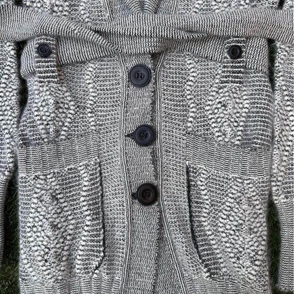 Alessandro Dell’Acqua Made in Italy Soft Wool Angora Blend Long Line Cardigan 44 - Picture 6 of 10